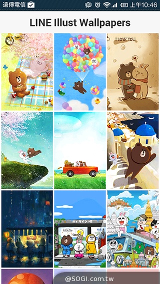 LINE DECO App讓熊大、兔兔、莎莉化身手機功能圖示