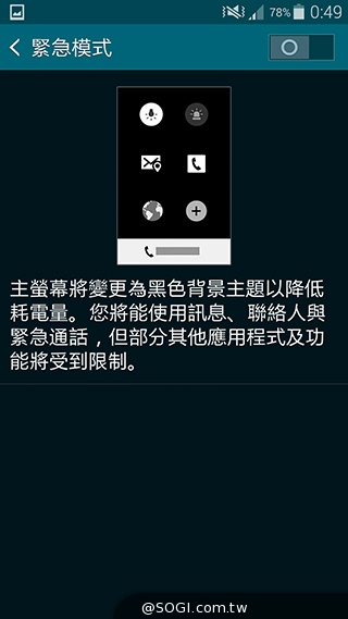 更簡約、也更豐富 三星GALAXY S5內建功能實測