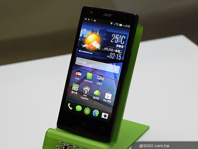 Acer Liquid E3台灣規格升級 中華大省月付533手機3490