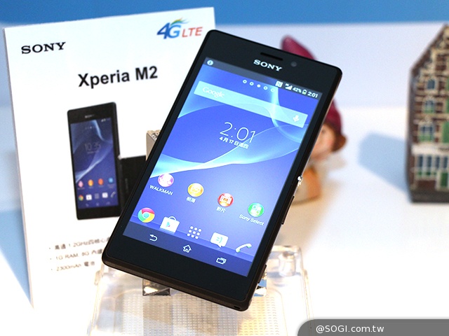 Sony攜手中華推多款LTE手機 Xperia M2預計5月登台