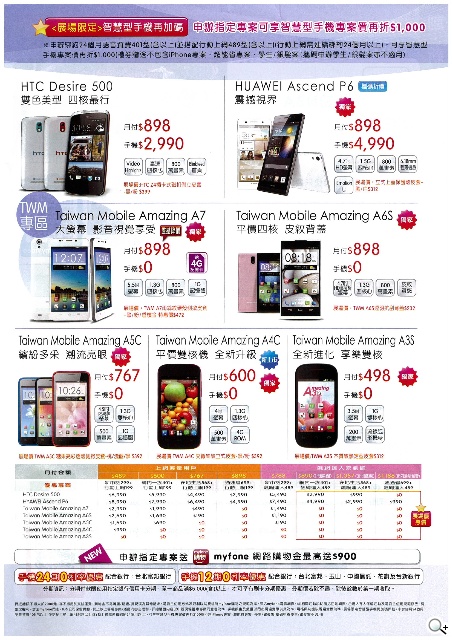 搭台哥大資費購機省一千 COACH包天天抽【春電展2014】