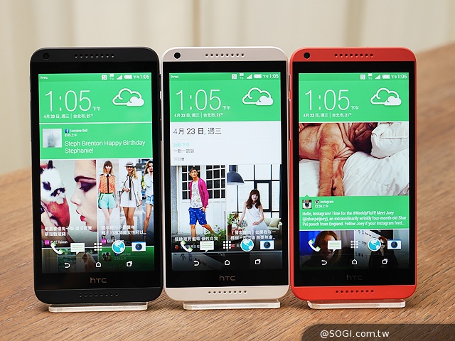 LTE萬元有找 HTC Desire 816、610正式登台