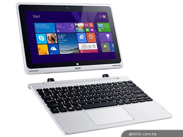 Acer發表7吋安卓平板、10.1吋Win8.1二合一裝置等新品