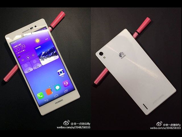 華為5吋Ascend P7超清晰實機外觀 發表會前全曝光
