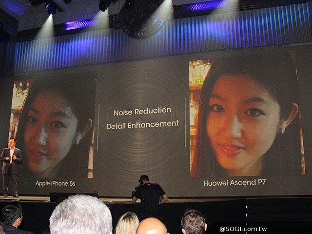 6.5mm纖薄4G手機HUAWEI Ascend P7發表