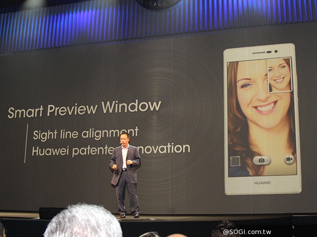 6.5mm纖薄4G手機HUAWEI Ascend P7發表