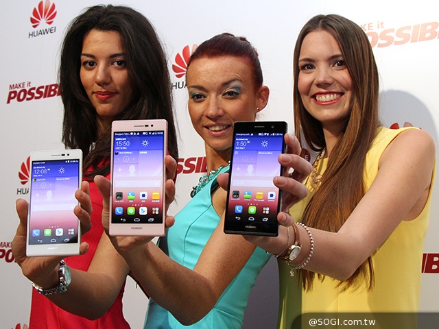 華為5吋纖薄LTE手機Ascend P7法國實機、效能體驗