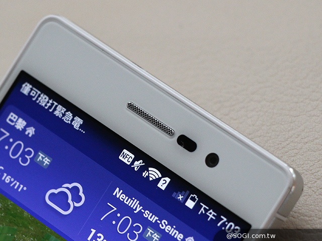 華為5吋纖薄LTE手機Ascend P7法國實機、效能體驗