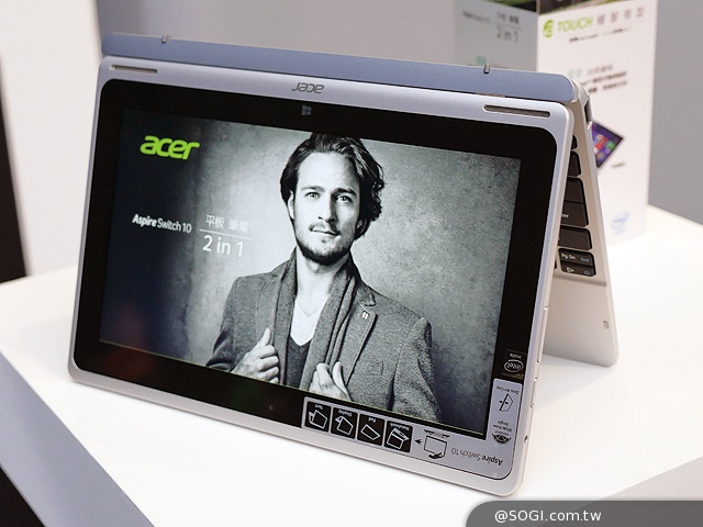 宏碁變形筆電Aspire Switch 10上市 單機12900 宏碁變形筆電Aspire Switch 10上市 單機12900