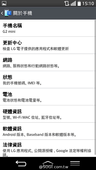 4.7吋LG G2 mini 輕巧版G2 具完善UX功能