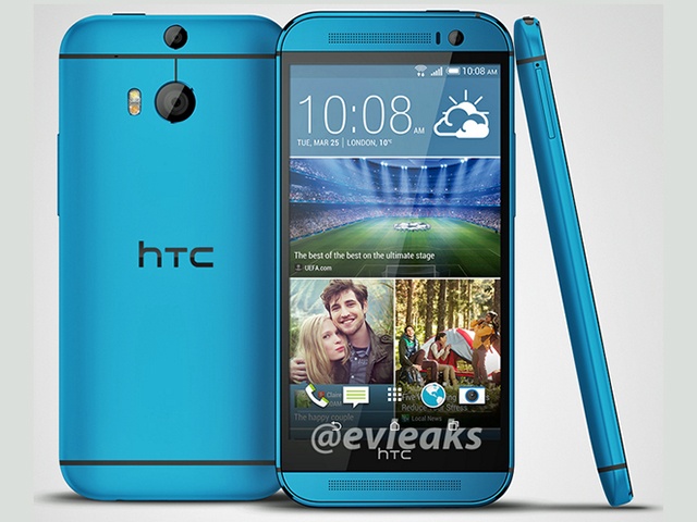 再傳新色 HTC One M8藍色疑似官圖釋出