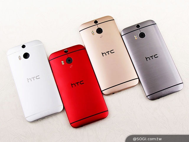 銀紅金灰全到齊 HTC One (M8)四色圖賞
