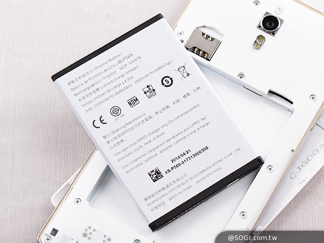 5.5吋OPPO Find 7a輕裝4G旗艦 充電超迅速