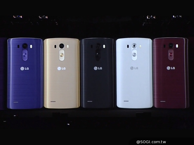 LG G3旗艦發表 2K螢幕+雷射感應器 台灣7月上市