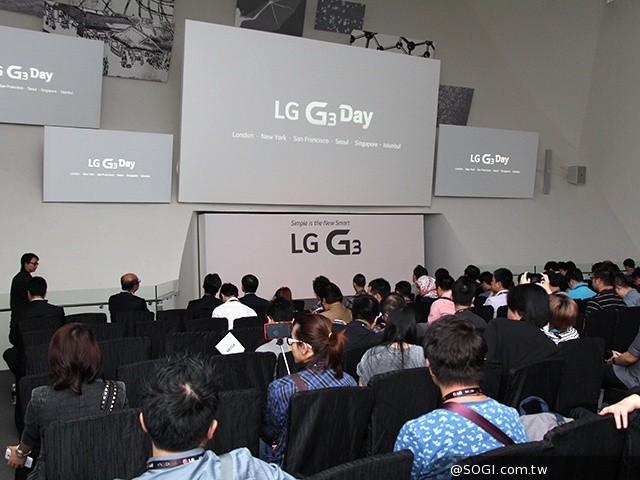 LG G3旗艦發表 2K螢幕+雷射感應器 台灣7月上市