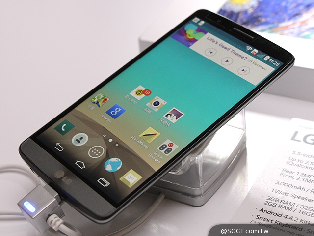 LG G3旗艦美型手機 5.5吋2K螢幕外觀、效能初體驗