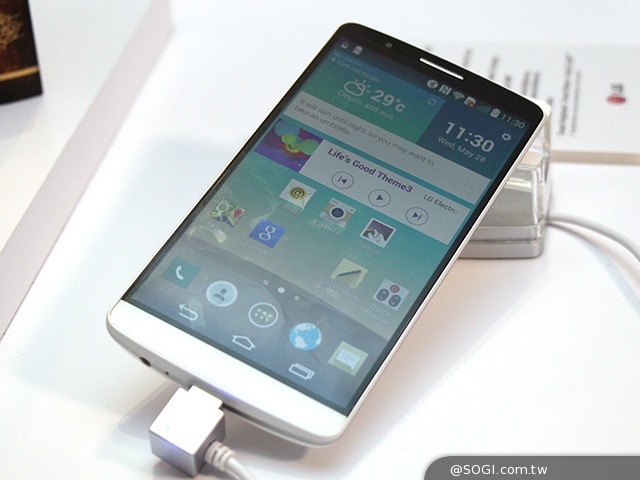 LG G3旗艦美型手機 5.5吋2K螢幕外觀、效能初體驗