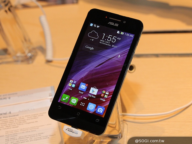 華碩推ZenFone 5 LTE版、4.5吋ZenFone 4【Computex 2014】 華碩推ZenFone 5 LTE版、4.5吋ZenFone 4【Computex 2014】