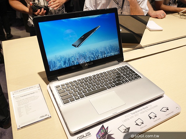 5段變形！華碩發表Transformer Book V等多款新品【Computex 2014】