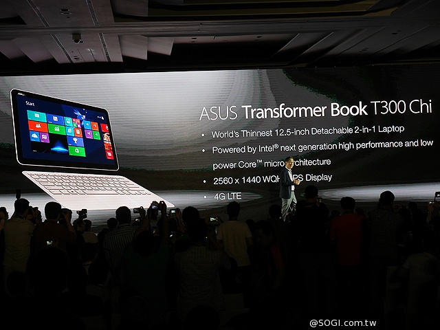 5段變形！華碩發表Transformer Book V等多款新品【Computex 2014】