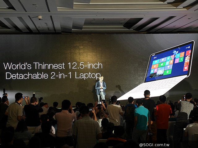 5段變形！華碩發表Transformer Book V等多款新品【Computex 2014】