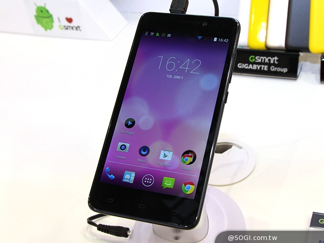 集嘉主打5吋GSmart GX2 第四季將推4G雙卡手機【Computex 2014】