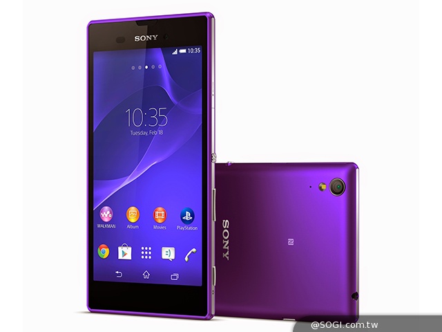 5.3吋薄型LTE智慧機Sony Xperia T3發表