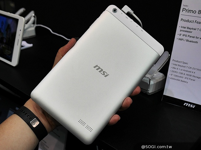微星主打MSI S100平板 Primo 82/83連袂現身【Computex 2014】