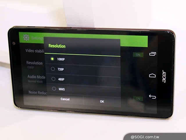 4G八核手機Acer Liquid X1動手玩【Computex 2014】