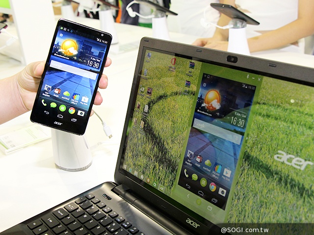 4G八核手機Acer Liquid X1動手玩【Computex 2014】