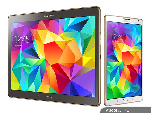 三星發表2K螢幕GALAXY Tab S新平板 6/17登台亮相