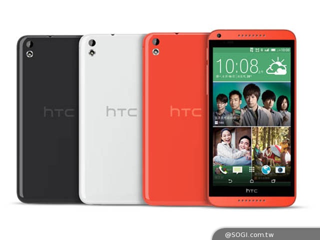 亞太雙卡版HTC Desire 816 dual上市 單機9990
