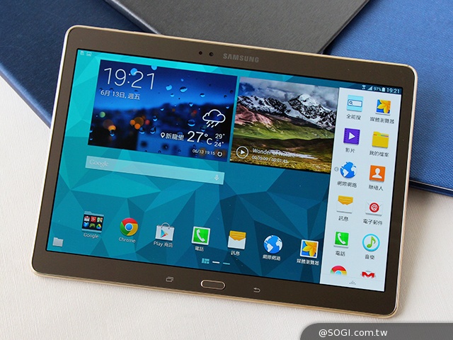 2K高畫質融合超薄機身 三星Tab S 10.5平板實測