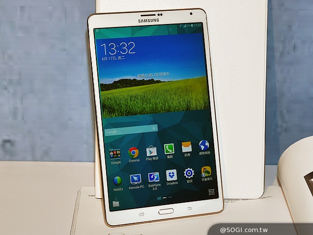 三星Tab S 10.5/8.4超薄平板登台 支援LTE全頻段