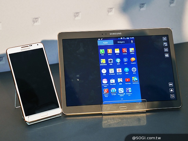 三星Tab S 10.5/8.4超薄平板登台 支援LTE全頻段
