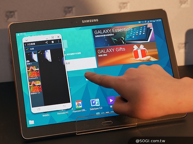 三星Tab S 10.5/8.4超薄平板登台 支援LTE全頻段