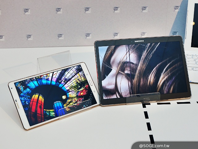 三星Tab S 10.5/8.4超薄平板登台 支援LTE全頻段