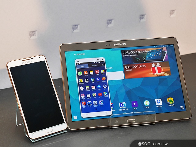 三星Tab S 10.5/8.4超薄平板登台 支援LTE全頻段