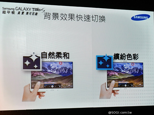 三星Tab S 10.5/8.4超薄平板登台 支援LTE全頻段