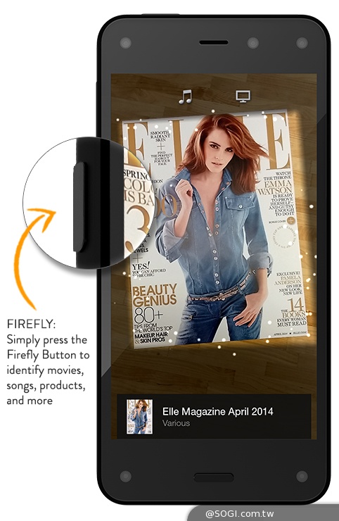亞馬遜手機Fire Phone發表 以6組相機呈現3D介面