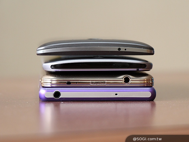 旗艦規格比一比！G3、M8、Z2、S5外型速覽