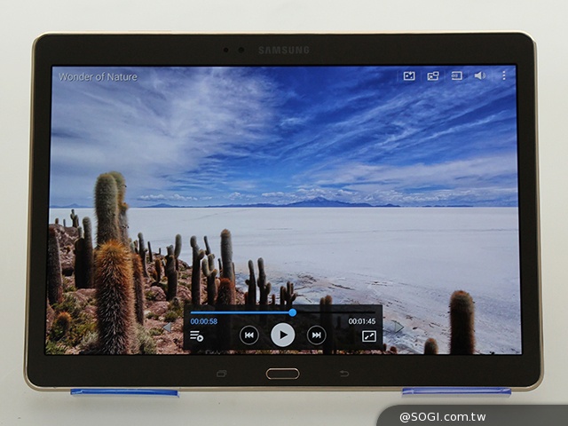 2K高畫質融合超薄機身 三星Tab S 10.5平板實測