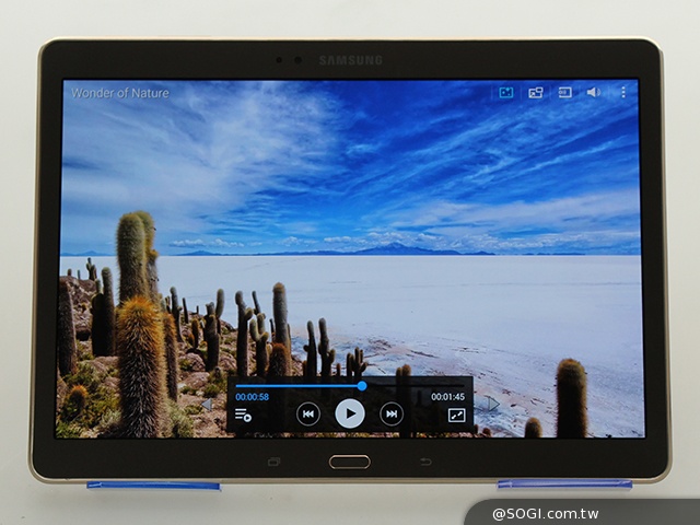 2K高畫質融合超薄機身 三星Tab S 10.5平板實測