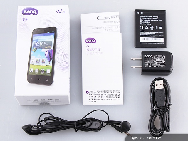 4G網路隨身帶 BenQ F4平價中階智慧機