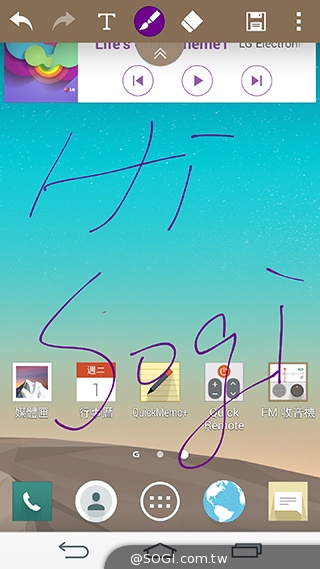 5.5吋4G旗艦智慧機LG G3 操作、攝錄新體驗