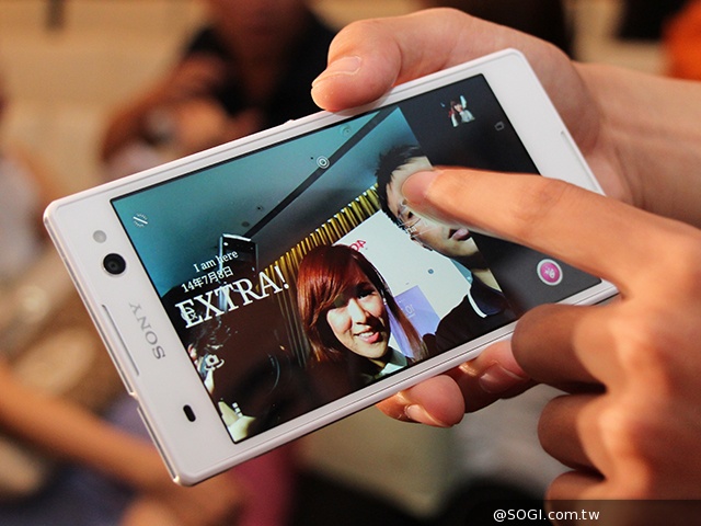 索尼Xperia C3自拍手機 前鏡頭5MP配閃光燈 台灣8月上市