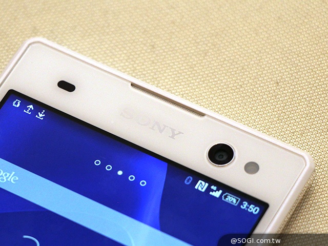 索尼Xperia C3自拍手機 前鏡頭5MP配閃光燈 台灣8月上市