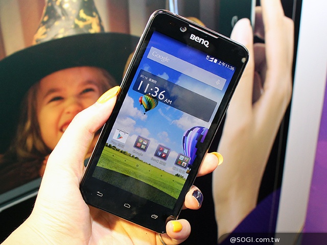 BenQ F5、T3亞太版4G手機上市 具悠遊卡支付功能
