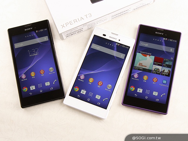 5.3吋纖薄時尚4G手機 Sony Xperia T3