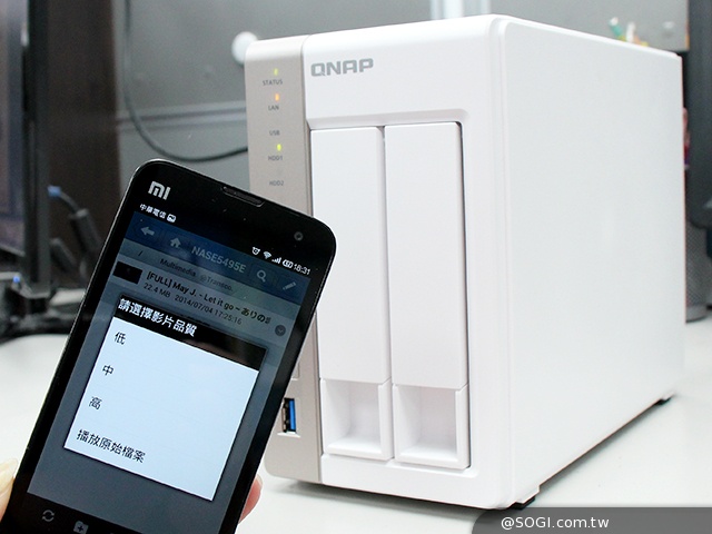QNAP TS-251雲端即時轉檔 手機串流播放免等待